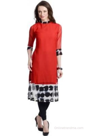 Urbane Woman Casual Printed Women's Kurti Urbane Woman Casual Printed Women's Kurti